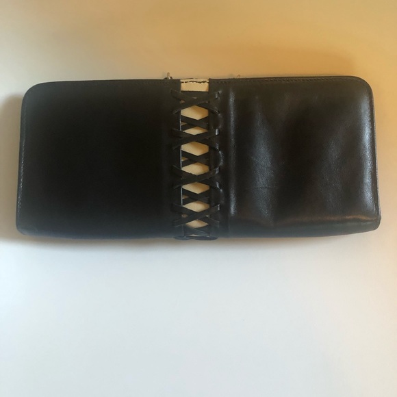 Jennifer Scott Leather Clutch/Wallet - Picture 2 of 8